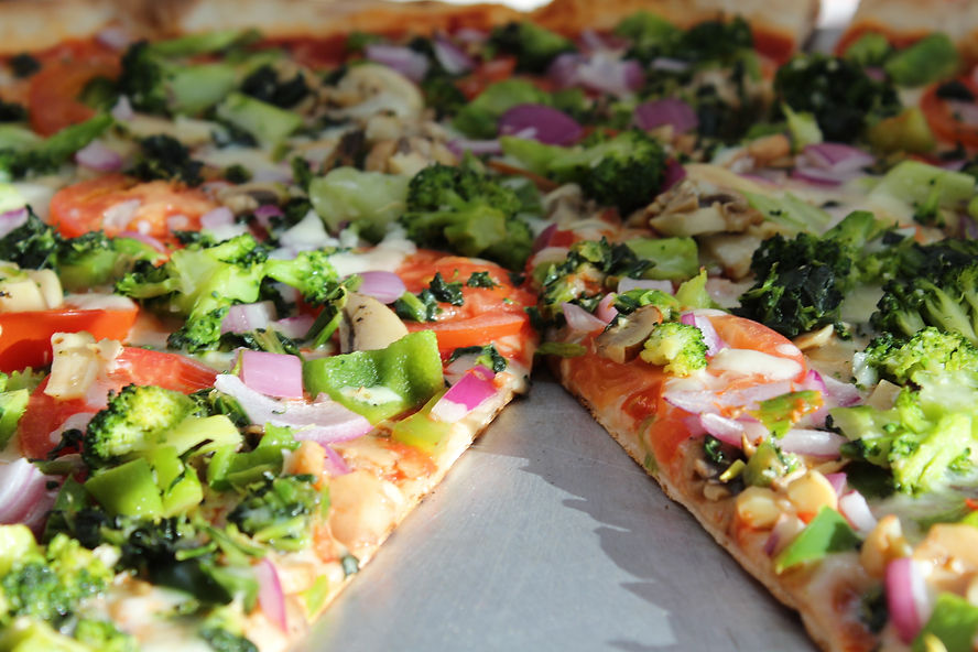 JJ Pizza menu item served fresh